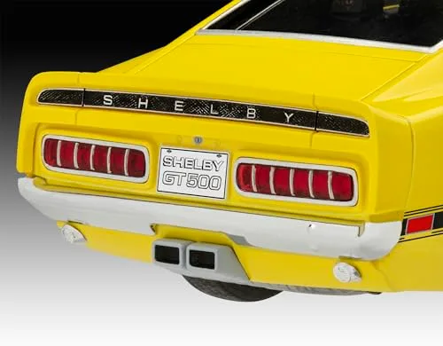 Revell ▫️ Modelismo I Shelby Mustang GT500 dos anos 70 I Kit de montagem I Escala 1:25 I 120 peças I Conjunto de modelismo para maiores de 12 anos I Modelo detalhado I Carro desportivo I Réplica autêntica 6