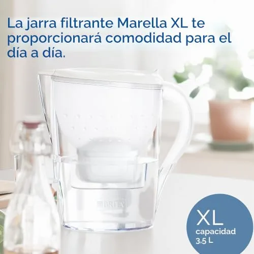BRITA ▫️ Jarro com filtro Marella XL+1 Maxtra Pro PP Branco, polipropileno, 3,5 L, 150 l 4