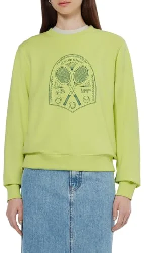 Scotch & Soda ▫️ Chest Artwork Fitted Sweatshirt Camisola para Mulher 3