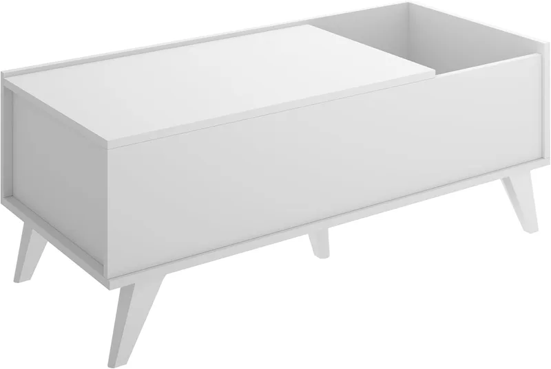 DEKIT GRUPO RIMOBEL ▫️ Ness - Mesa de centro elevável Ness - Branca - 41 x 99 x 60 cm