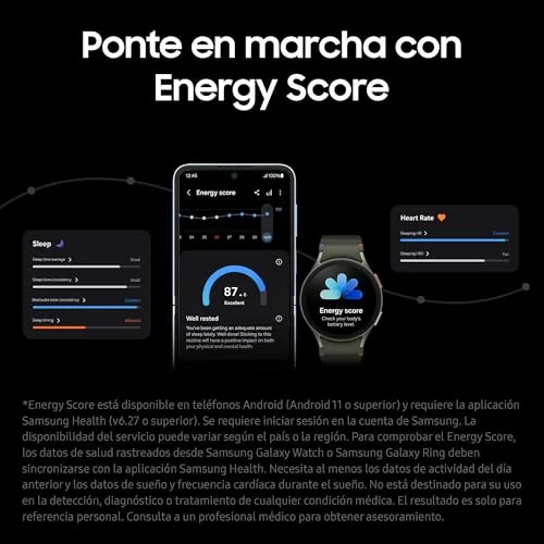 Samsung ▫️ Galaxy Watch7 4G LTE + Bracelete - Smartwatch de 44 mm, Monitorização da Saúde, Monitorização Desportiva, Cinzento (Versão Espanhola) 3