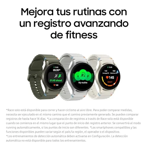 Samsung ▫️ Galaxy Watch7 4G LTE + Bracelete - Smartwatch de 44 mm, Monitorização da Saúde, Monitorização Desportiva, Cinzento (Versão Espanhola) 5