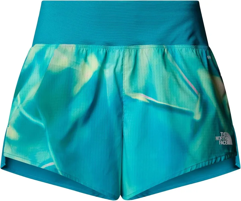 THE NORTH FACE ▫️ Calções Sunriser 3In para mulher, Galactic Blue prisms Print
