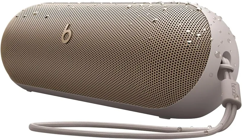 Beats Pill - Coluna Bluetooth sem fios e carregador portátil via USB-C, até 24 horas de autonomia, à prova de água IP67, compatível com Apple e Android, microfone incorporado - Champagne