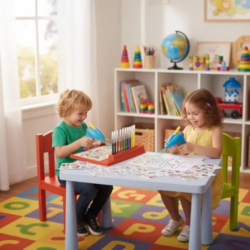Educa ▫️ Spray Art | Cria desenhos fantásticos com um aerógrafo automático. Prático, fácil e limpo. Brinquedo artístico para meninos e meninas a partir dos 4 anos (20132) 5