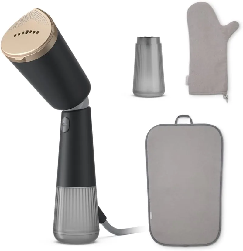 Philips ▫️ Vaporizador de mão Série 5000 - Pronto em 35 segundos com cabeça ajustável, placa de vapor ativamente aquecida, definições Eco e Max para uma roupa suave e sem vincos (STH5030/80)