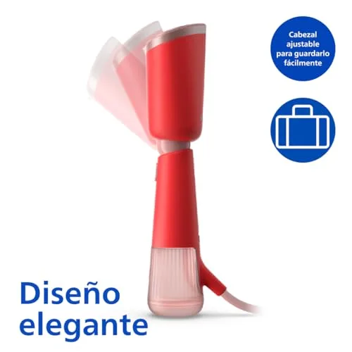 PHILIPS ▫️ 5000 Vaporizador de Mão Vertical, 1300 W, 24 g/min, Vermelho 4