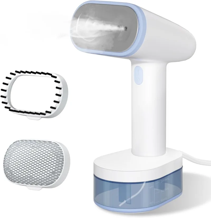 YASHE ▫️ Vaporizador de Roupa Portátil de Mão, Grande Capacidade de 250 ml, 1600 W, Aquecimento Rápido em 25 s, Desligamento Automático, Autolimpeza, Sem Salpicos de Água, Para Casa, Escritório e Viagens