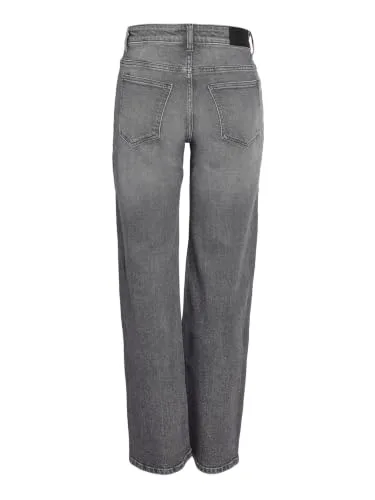 NOISY MAY ▫️ Nmyolanda NW Wide Jeans Az371dg FWD Noos - Calças de senhora 3