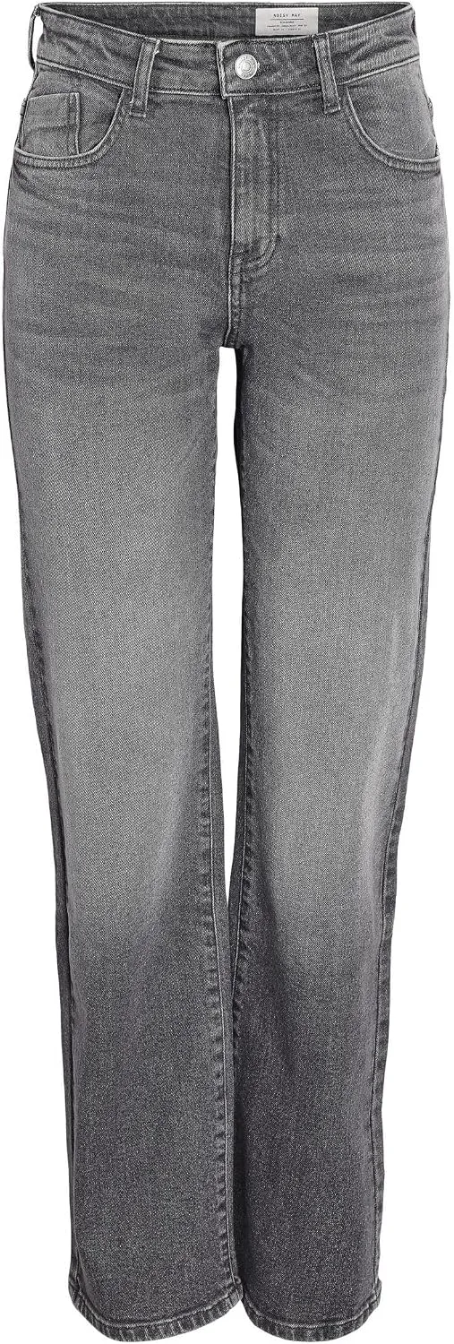 NOISY MAY ▫️ Nmyolanda NW Wide Jeans Az371dg FWD Noos - Calças de senhora