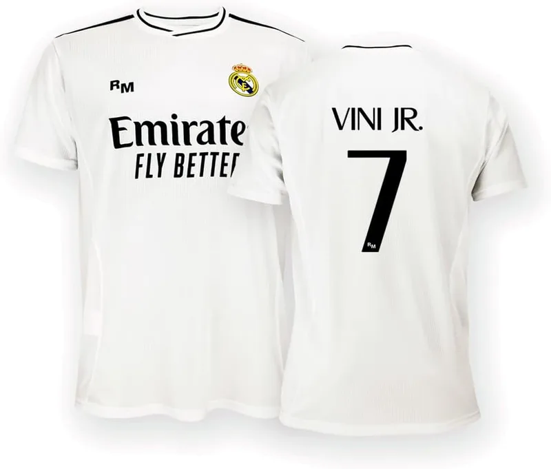 Real Madrid ▫️ Equipa principal época 24/25, camisola unissexo para adulto (pacote de 1)