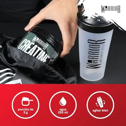 Warrior ▫️ Creatina Monohidratada em Pó 500 g, Vegana – Framboesa Silvestre 5
