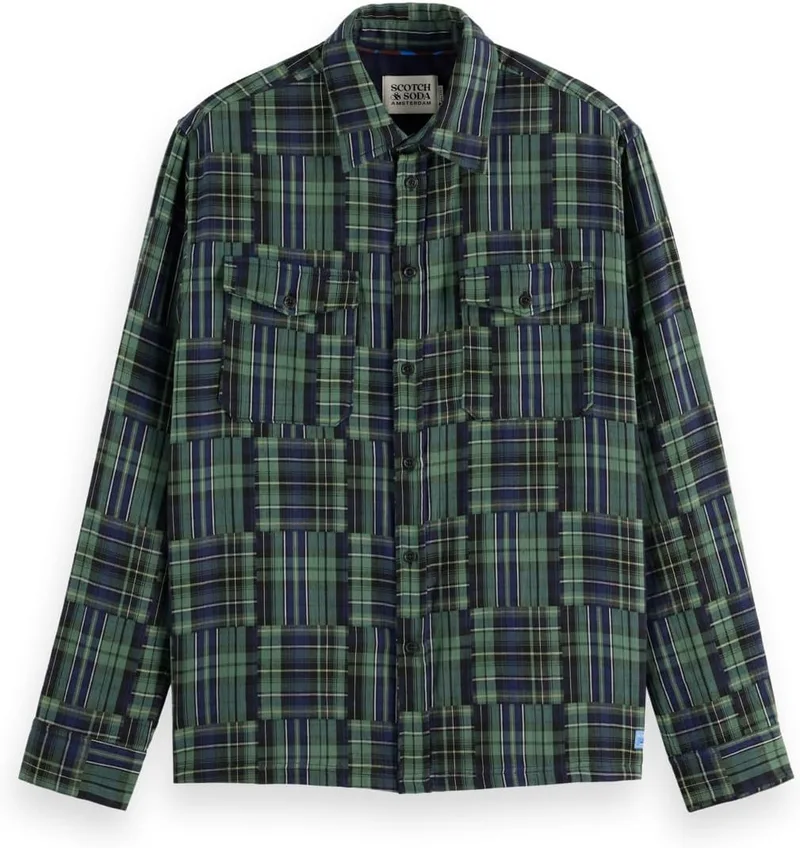Scotch & Soda ▫️ Camisa de corte descontraído para homem
