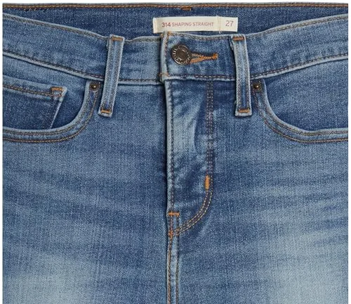 Levi's ▫️ Calças de ganga 314 Shaping Straight para mulher 6