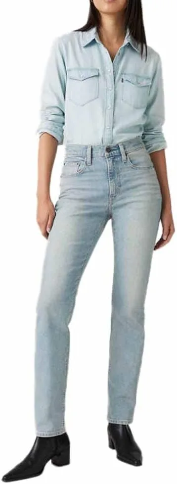 Levi's ▫️ 724 High Rise Straight - Calças de ganga para mulher