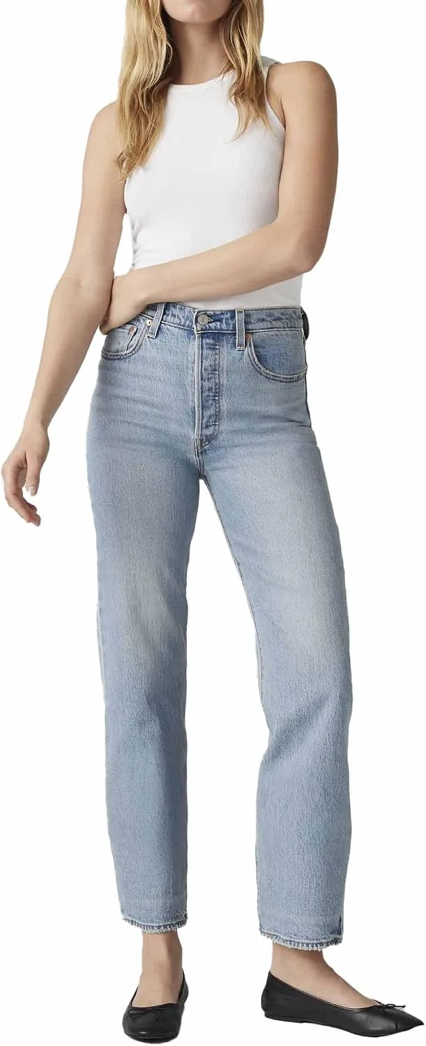Levi's ▫️ Calças de ganga Ribcage Straight Ankle para mulher