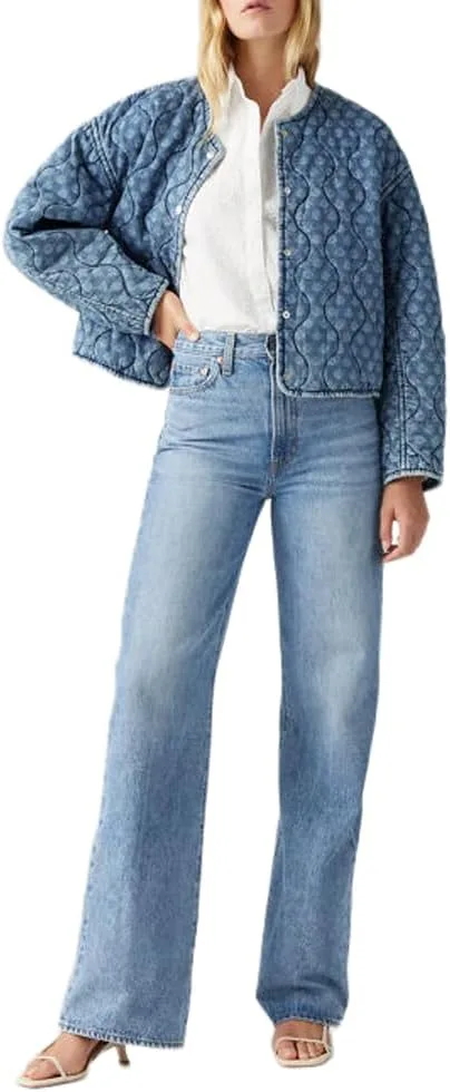 Levi's ▫️ Calças de ganga Ribcage Wide Leg para mulher