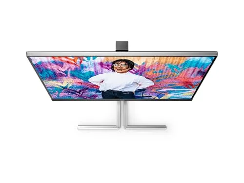 AOC ▫️ Monitor Q27U3CV de 27 polegadas, 75 Hz, painel IPS QD, 4 ms GtG, VESA HDR400 (Certificado), Altifalantes, Altura Ajustável, (2560x1440, 1x HDMI 1.4, 1x DP 1.4, Hub USB) Preto/Prateado 6