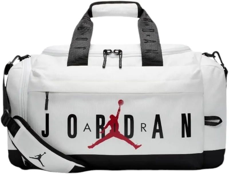 Jordan ▫️ Jam Velocity Duffle Bag 45 litros Branco SM0920-001 Mochila