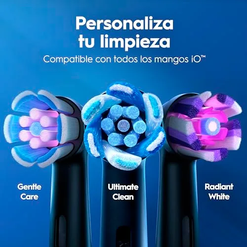 Oral-B ▫️ Escova de dentes elétrica iO 3 com 3 cabeças, preta 4