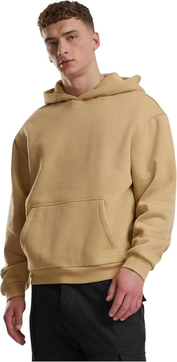 Urban Classics ▫️ Casaco com capuz para homem Fluffy Preto Regular Fit