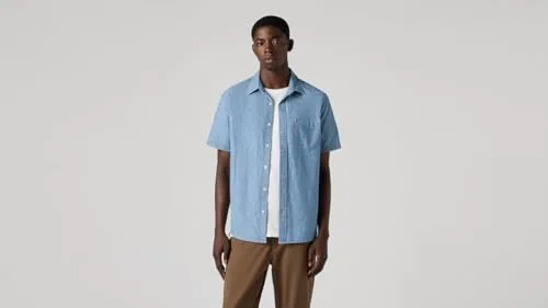 Levi's ▫️ S/S Sunset 1 Pkt Standrd Camisa de botões para homem 2