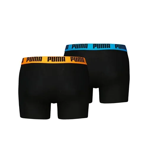 PUMA ▫️ Cuecas boxer para homem, confortáveis, elásticas, embalagem de 2 unidades 2
