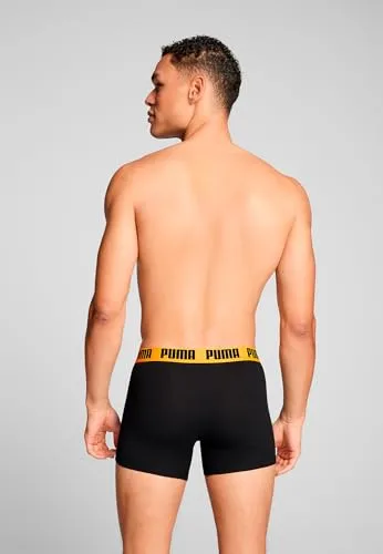 PUMA ▫️ Cuecas boxer para homem, confortáveis, elásticas, embalagem de 2 unidades 5