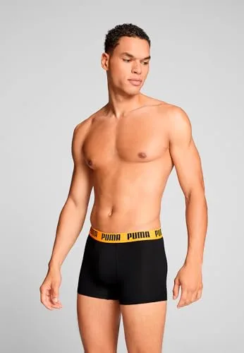 PUMA ▫️ Cuecas boxer para homem, confortáveis, elásticas, embalagem de 2 unidades 6