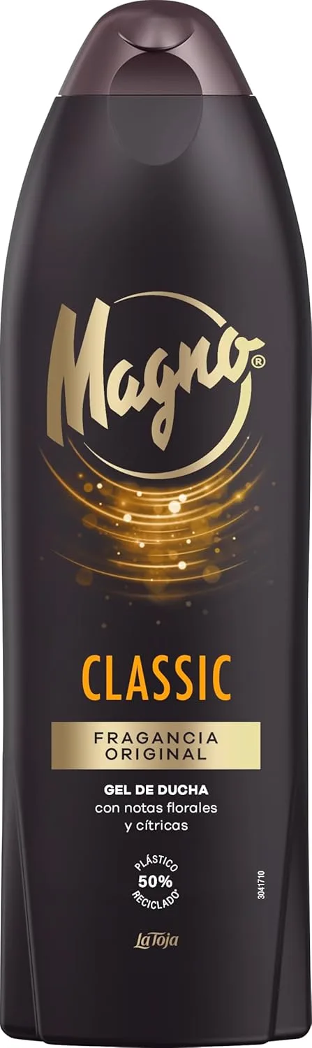 Magno ▫️ Gel de Duche Clássico - 600ml - Cremoso e agradável - A sua fragrância não o deixará indiferente.