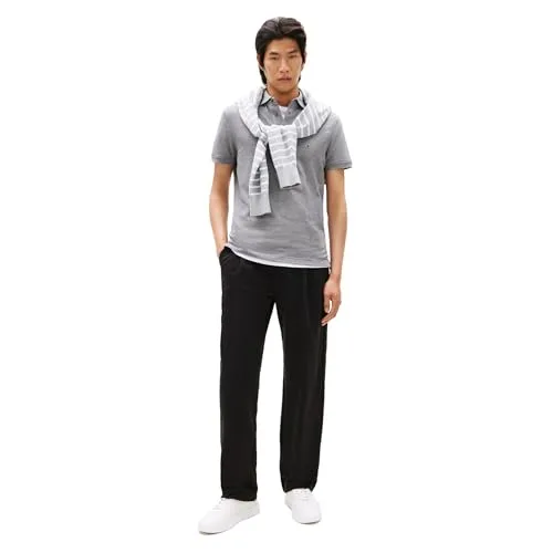 Tommy Hilfiger ▫️ Camisas polo de manga curta de corte justo, com algodão piqué elástico e orgânico - Homem 3