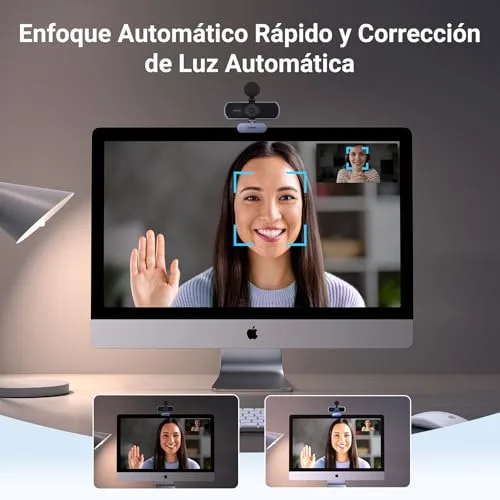 UGREEN ▫️ Webcam 2K 30 FPS Full HD Câmara USB para PC com dois microfones e focagem automática 4