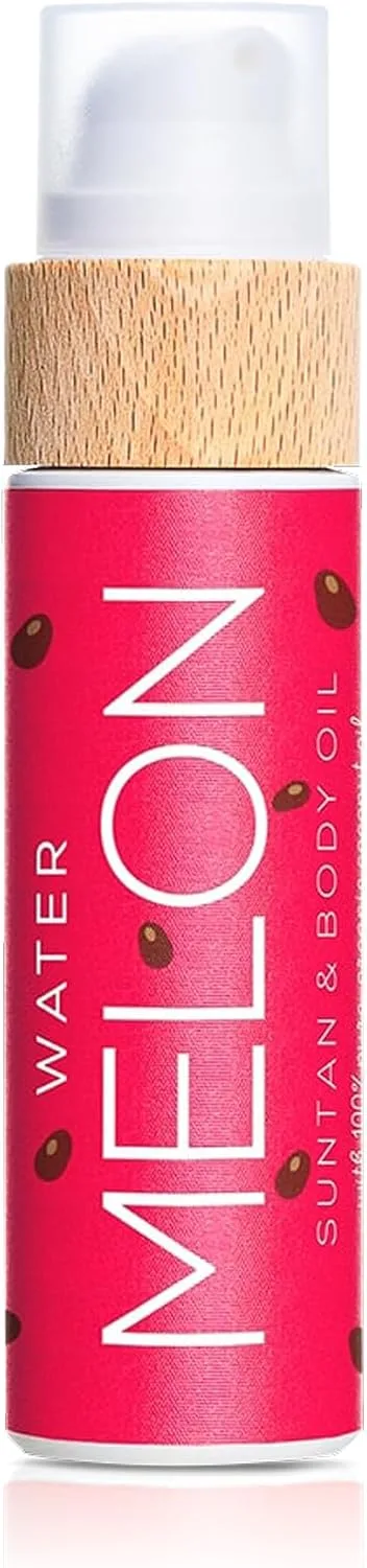 COCOSOLIS ▫️ Watermelon - Óleo biológico com vitamina E e aroma a melancia para um bronzeado intenso e rápido - Potenciador de bronzeado