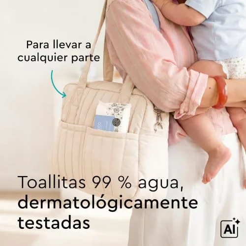 LILLYDOO ▫️ Toalhitas húmidas com 99 % de água, 150 unidades, sem plástico 3