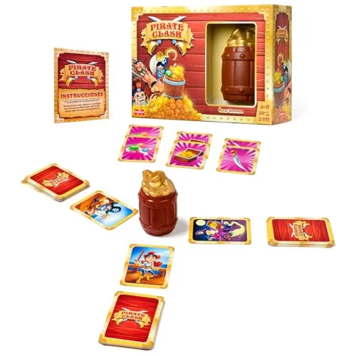 MAGICBOX ▫️ Pirate Clash - Jogo de cartas. Jogo familiar de observação e rapidez, com temática pirata. Para 2 a 6 jogadores, a partir dos 8 anos 2