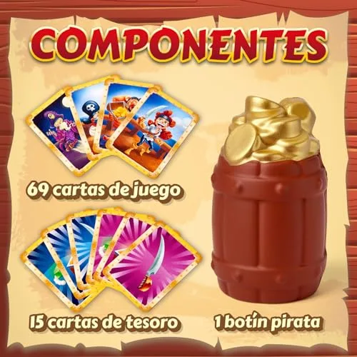 MAGICBOX ▫️ Pirate Clash - Jogo de cartas. Jogo familiar de observação e rapidez, com temática pirata. Para 2 a 6 jogadores, a partir dos 8 anos 4