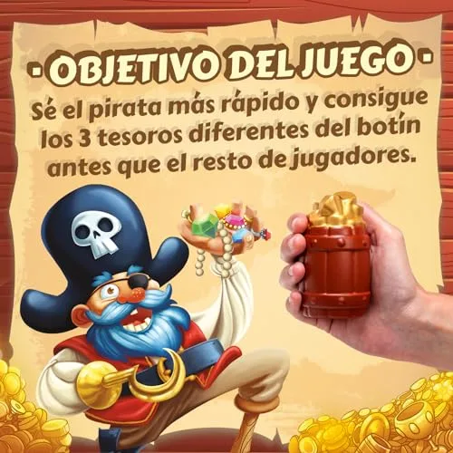 MAGICBOX ▫️ Pirate Clash - Jogo de cartas. Jogo familiar de observação e rapidez, com temática pirata. Para 2 a 6 jogadores, a partir dos 8 anos 5