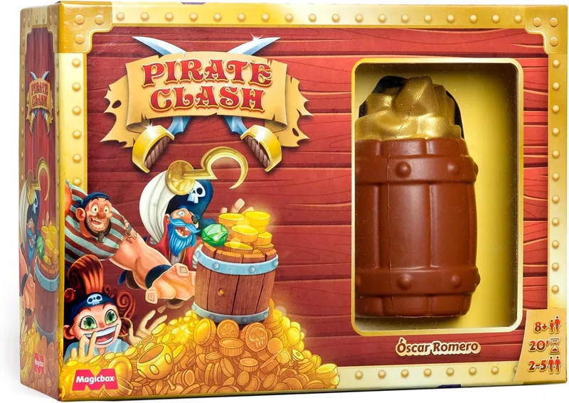 MAGICBOX ▫️ Pirate Clash - Jogo de cartas. Jogo familiar de observação e rapidez, com temática pirata. Para 2 a 6 jogadores, a partir dos 8 anos