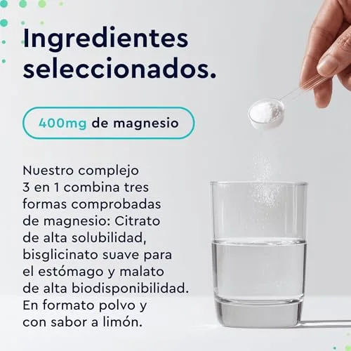 Gloryfeel ▫️ Complexo de Magnésio em Pó 600 g - Com bisglicinato, citrato e malato 4
