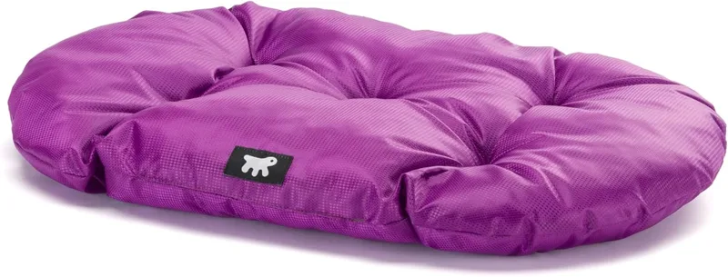 Ferplast ▫️ Almofada média para cães Tecido resistente a arranhões Lavável à máquina a 30° Tapete impermeável para cães 78 x 50 x 3 cm. Viola