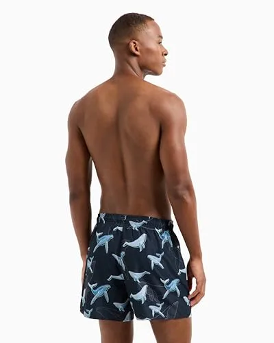 Emporio Armani ▫️ Mid Boxer – Fato de banho para homem 4