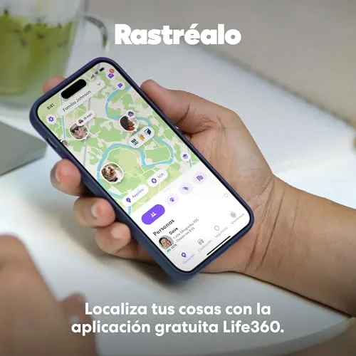 Life360 ▫️ Tile Pro - Localizador Bluetooth potente, localizador de chaves e localizador de objetos para chaves, bolsas e muito mais. Compatível com iOS e Android. Conjunto de 4 (preto/branco) 6