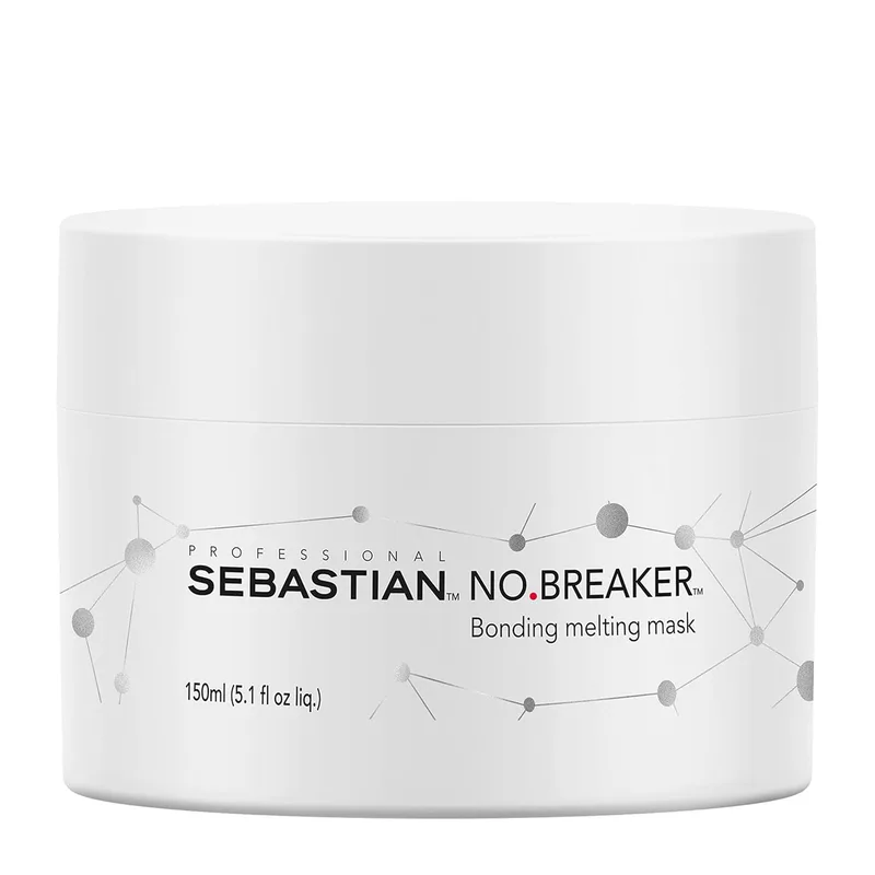 Máscara Sebastian Professional NO.BREAKER, Tratamento Reparador de Cabelo Danificado, Condicionador Intenso, Para Cabelo Mais Liso e Brilhante, 150ml