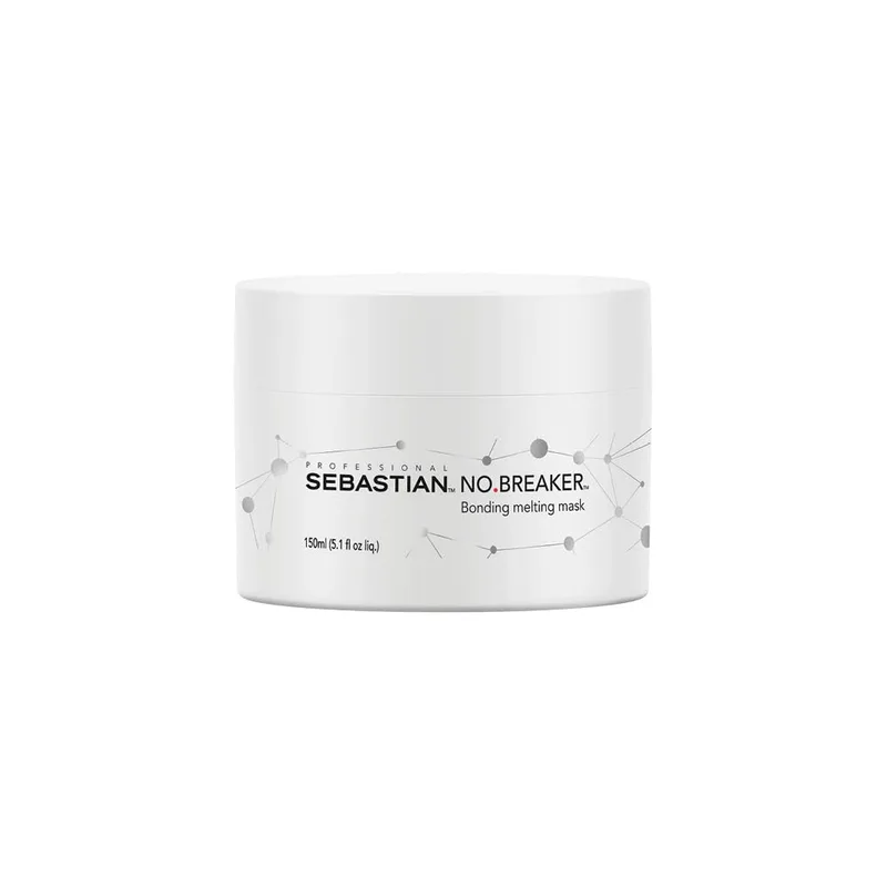 Professional Sebastian ▫️ Sebastian Professional NO.BREAKER Máscara, Tratamento Reparador para Cabelo Danificado, Condicionador Intenso, Para um Cabelo Mais Suave e Brilhante, 150 ml