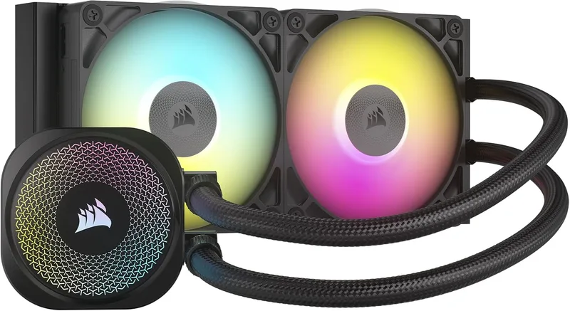 Corsair ▫️ Kit de arrefecimento líquido iCUE Link Titan 240 RX RGB 240 mm Preto