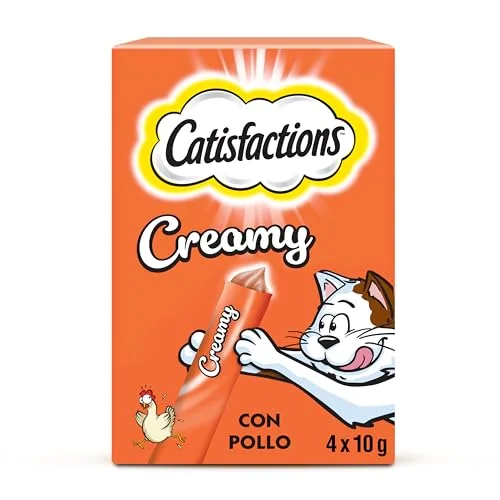 Catisfactions ▫️ Guloseimas para Gatos Creamy Frango 11 x 4 x 10 g 2