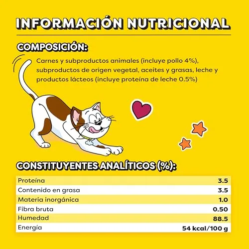 Catisfactions ▫️ Guloseimas para Gatos Creamy Frango 11 x 4 x 10 g 3