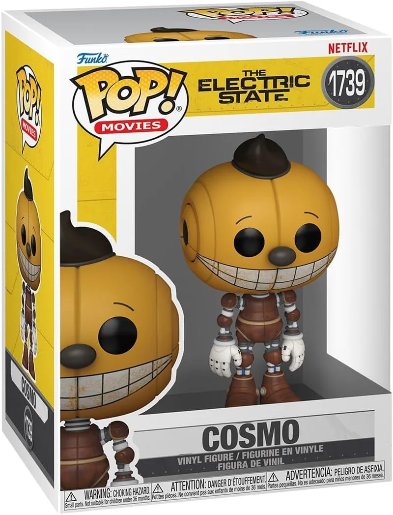 Funko ▫️ Pop! Movies: Electric State - Cosmo - Figura de vinil colecionável - Ideia para presente - Produto oficial - Brinquedos para crianças e adultos - Fãs de filmes - Boneco para colecionadores e exposição