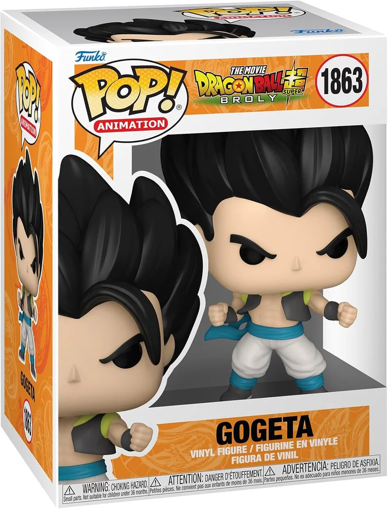 Funko ▫️ Pop! Animation: Dragon Ball Broly - Gogeta (1 em 6, edição limitada) | Produtos oficiais de anime - Figura de vinil colecionável para decoração - Presente geek de aniversário