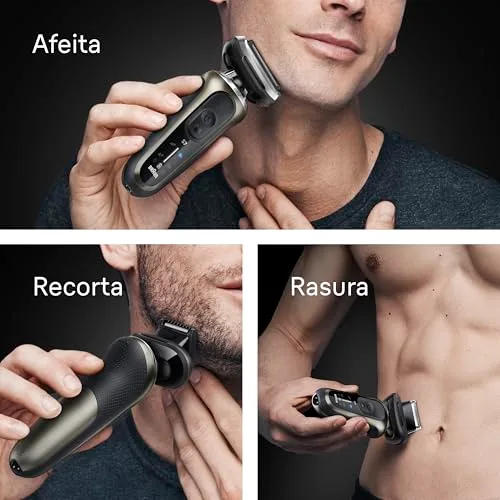 Braun ▫️ Series 7 Máquina de barbear elétrica para homem, 72-C7650CC, Dourada 6